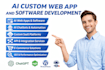 create a full stack website , ai chatbot website for you