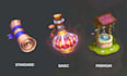 create 2d game props, assets, items, objects, icons