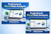 do professional excel data analysis, pivot table, formulas