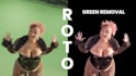 do green screen removal, rotoscoping and cleanup