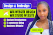optimize wix website design wix studio redesign wix design wix edit wix website