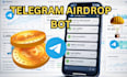 create telegram airdrop bot for you