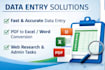 handle typing and data entry tasks