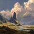digitally paint fantasy landscape