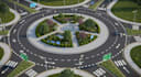 design 3d road, highway, and intersection layouts with sidewalks and roundabouts