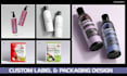 do product label design, vial label design and peptide vial