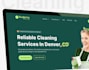 design cleaning service website with booking koala and SEO