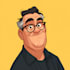 cartoon flat vector avatar or portrait