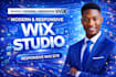 design and redesign wix website, wix studio website for business
