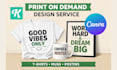 create pod designs ,tshirt and pod graphics, artwork, with kittl and canva
