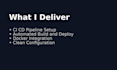 set up ci cd automation and cloud infrastructure