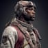 sci fi character illustration or sci fi character