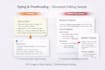 do resume writing, business documentation, and flyer design