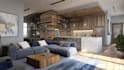 model render kitchen remodel cabinet bath interior design