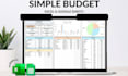 custom spreadsheet,advance excel,vba macros,expense tracker,budget spreadsheet