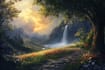 do fantasy landscape illustrations
