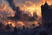 digitally paint fantasy landscape
