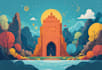 create modern flat vector illustrations for websites, apps and hero sections