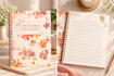 create a modern digital planner, diary and notebook in canva