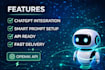 chatgpt chatbot integration for laravel web applications