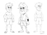 sketch your cartoon character