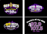 make modern unique radio station logo design