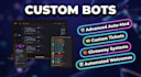 set up a professional discord server and create custom bots