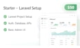 build a laravel admin dashboard with apis
