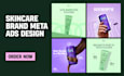 design meta ads creative for facebook and instagram
