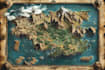 make fantasy map illustration