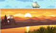 do pixel art game assets, character animations, spritesheets, top down tilesets