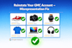 fix google merchant center suspension misrepresentation gmc