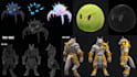 do the 3d creatures characters for games or animations