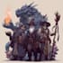design an your dnd group party illustration