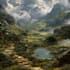 do fantasy concept landscape illustration