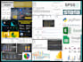 do statistical analysis using python, excel, spss, stata and r