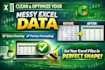 clean, format and optimize messy excel data for business use