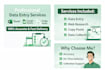data entry services in microsoft excel and google sheets