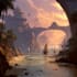 create stunning fantasy and scifi environment concept art