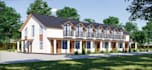 design terrace apartment, unit siteplan,facade elevation layout,urban landscape