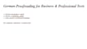 edit proofread german text