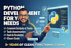 develop python applications or scripts for your needs