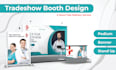 design trade show booth backdrop banner
