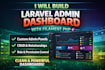 build laravel admin dashboard with filament php