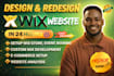 do wix website design redesign business wix website, fix wix website development