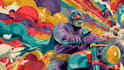 create cool retro comic art design illustration