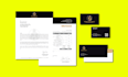design a modern business card and full stationery branding