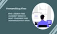 fix CSS responsive layout  issues and javascript bugs