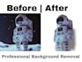 professionally remove image background and retouch photos