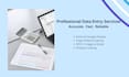 do accurate data entry and data encoding